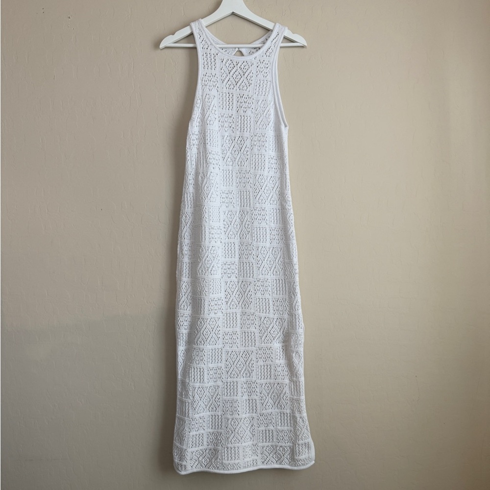 Aerie White Crochet Swim Coverup - Picture 3 of 9